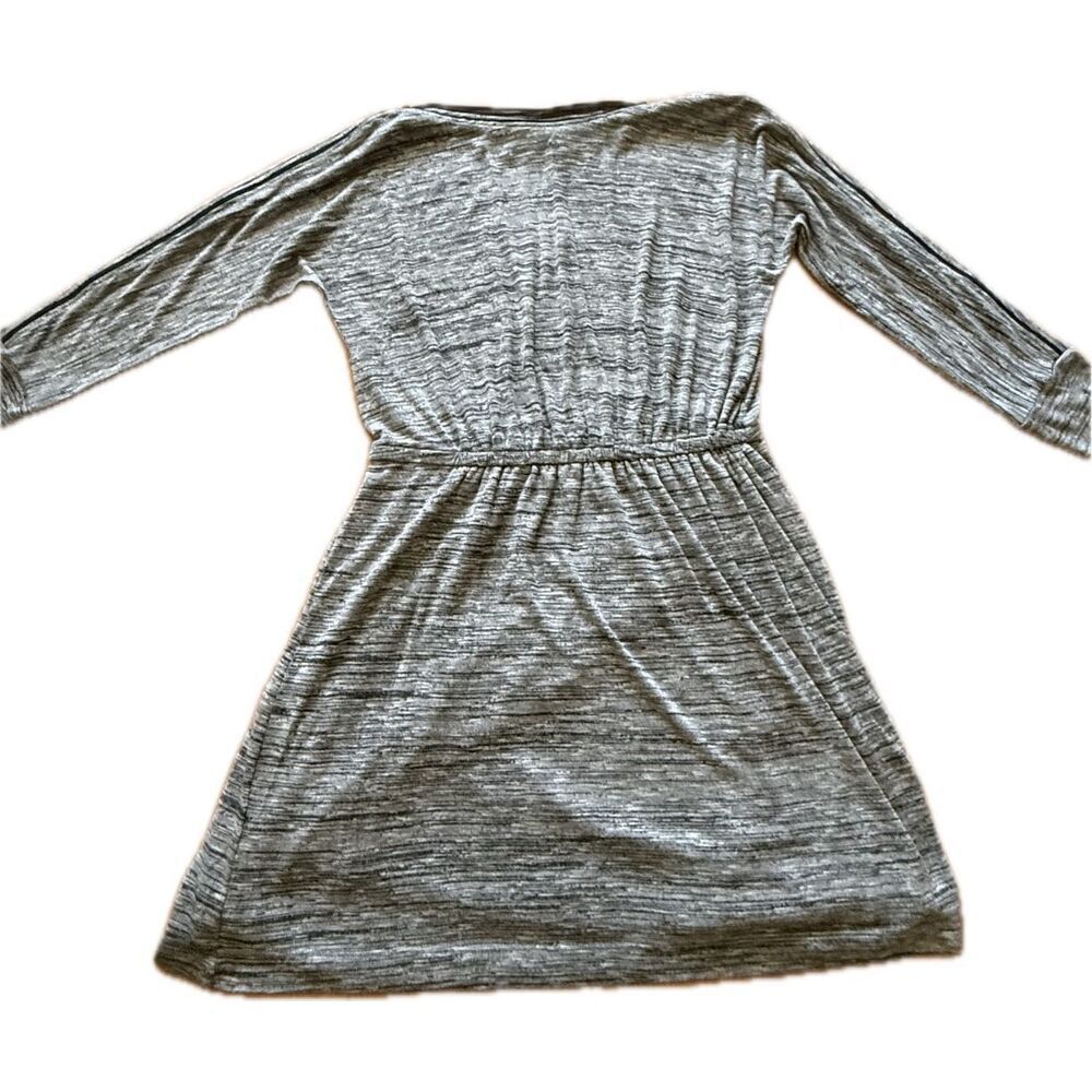 Sejour Jersey Dress Women’s 1X Grey Fully Lined zipper Neckline